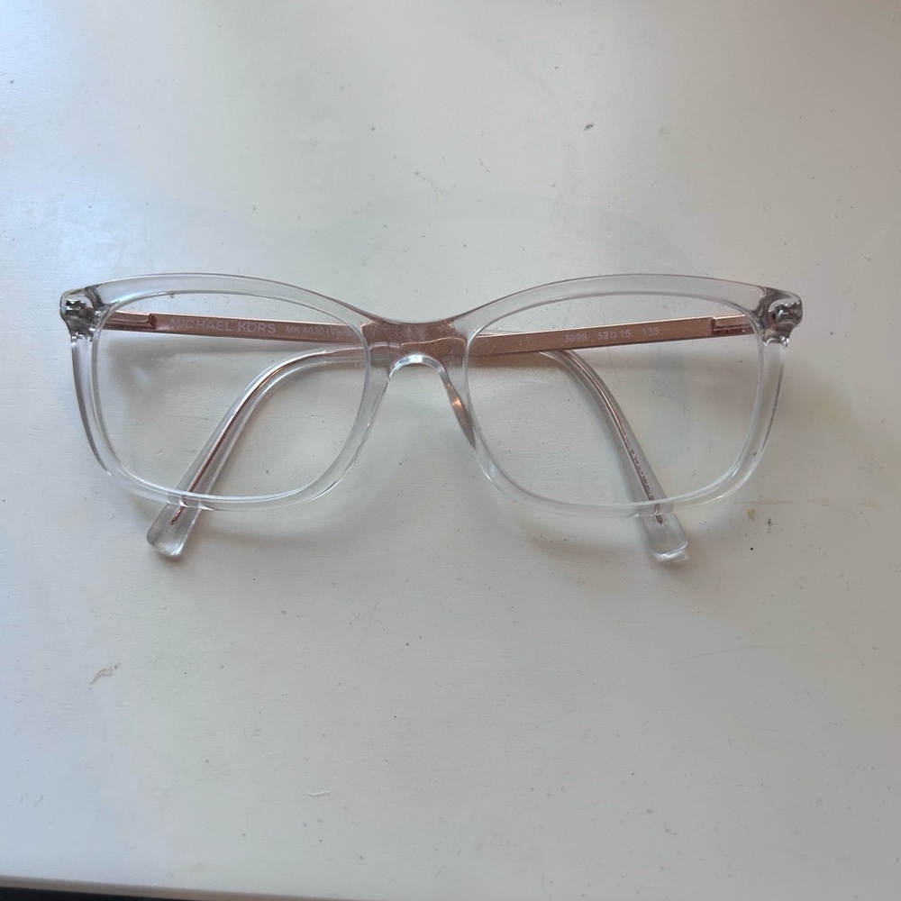Michael Kors Transparent Eyeglasses